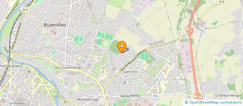 localisation de l'entreprise MONSIEUR VINCENT BIDAULT  BUXEROLLES