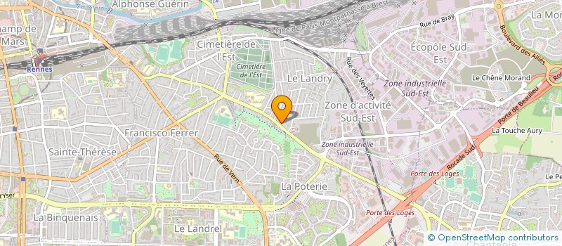 localisation de l'entreprise MONSIEUR VINCENT BIDET  RENNES