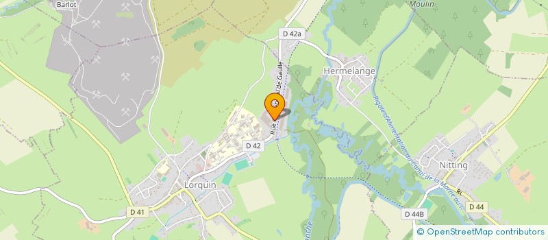 localisation de l'entreprise MONSIEUR VINCENT BIENTZ à GONDREXANGE