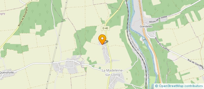 localisation de l'entreprise MONSIEUR VINCENT BILLARD  BOUGLIGNY