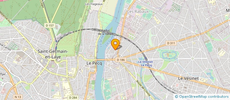 localisation de l'entreprise MONSIEUR VINCENT BILLIERES  LE PECQ