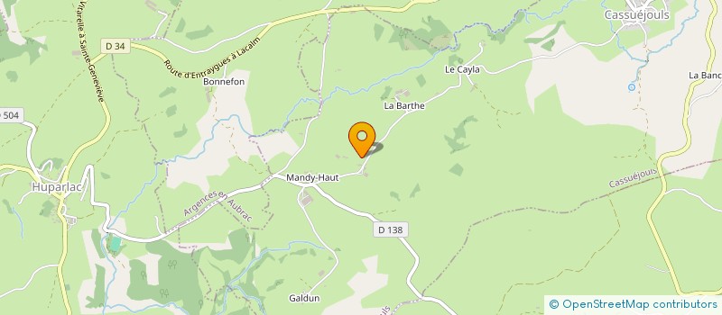 localisation de l'entreprise MONSIEUR VINCENT BIRON  CASSUEJOULS