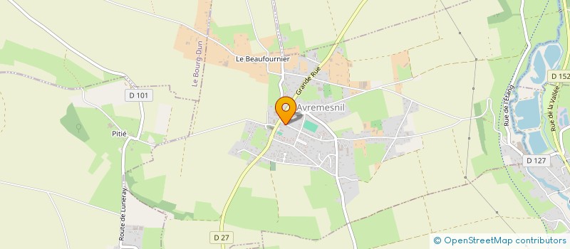 localisation de l'entreprise MONSIEUR VINCENT BIVILLE  AVREMESNIL