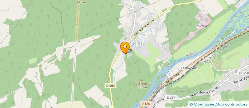 localisation de l'entreprise MONSIEUR VINCENT BLAISE  LOUGRES