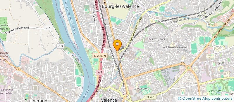 localisation de l'entreprise MONSIEUR VINCENT BLANDIN à BOURG-LES-VALENCE
