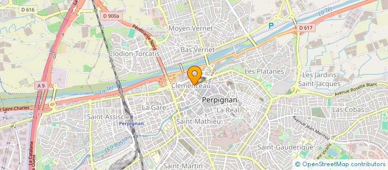 localisation de l'entreprise MONSIEUR VINCENT BLANES  PERPIGNAN