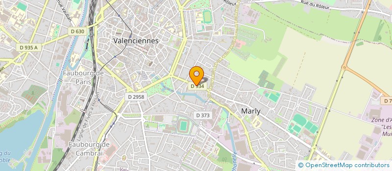 localisation de l'entreprise MONSIEUR VINCENT BLAUWART  VALENCIENNES