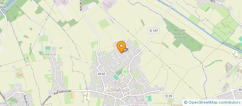 localisation de l'entreprise MONSIEUR VINCENT BLIECQ  GONDECOURT