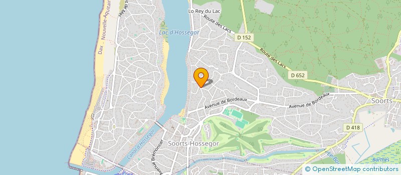 localisation de l'entreprise MONSIEUR VINCENT BLINT  SOORTS-HOSSEGOR