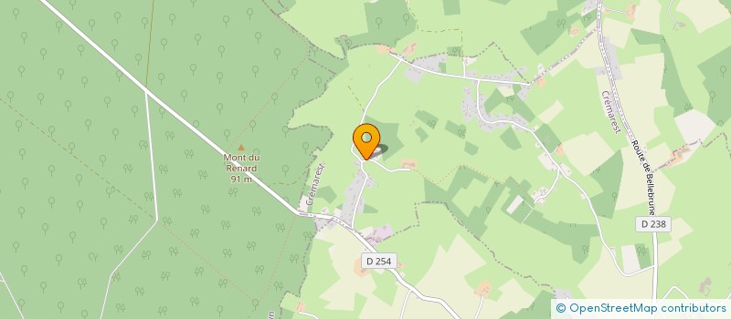 localisation de l'entreprise MONSIEUR VINCENT BLOND  CREMAREST