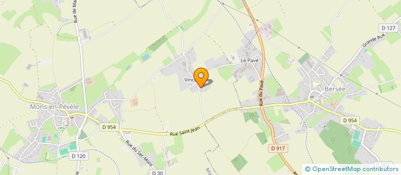 localisation de l'entreprise MONSIEUR VINCENT BLONDEAU  MONS-EN-PEVELE