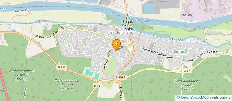 localisation de l'entreprise MONSIEUR VINCENT BLONDEL à PONT-DE-L'ARCHE