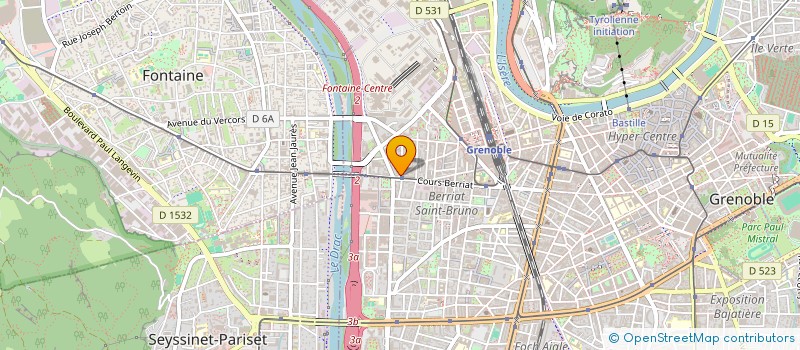 localisation de l'entreprise MONSIEUR VINCENT BOCQUENTIN à GRENOBLE