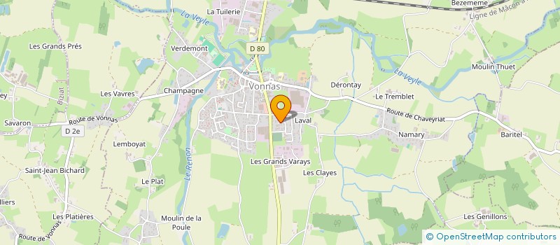 localisation de l'entreprise MONSIEUR VINCENT BODART  VONNAS