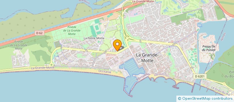 localisation de l'entreprise MONSIEUR VINCENT BOEZ  LA GRANDE MOTTE