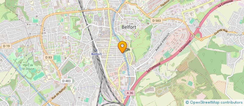 localisation de l'entreprise MONSIEUR VINCENT BOHAIN  BELFORT