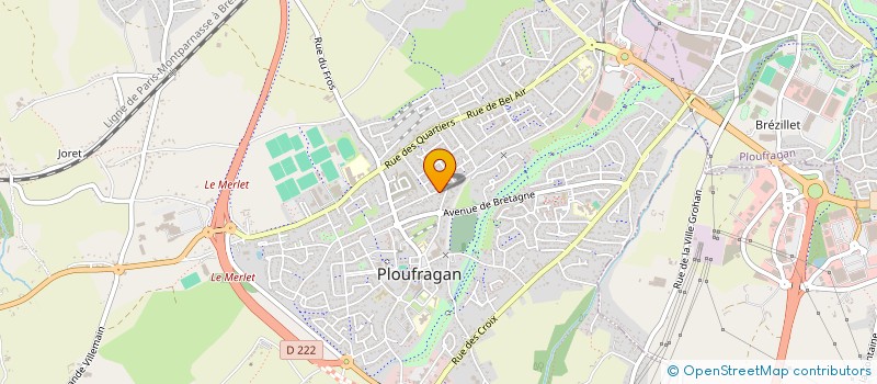 localisation de l'entreprise MONSIEUR VINCENT BOISHARDY  PLOUFRAGAN