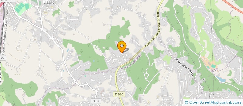 localisation de l'entreprise MONSIEUR VINCENT BOISSIER  USSAC