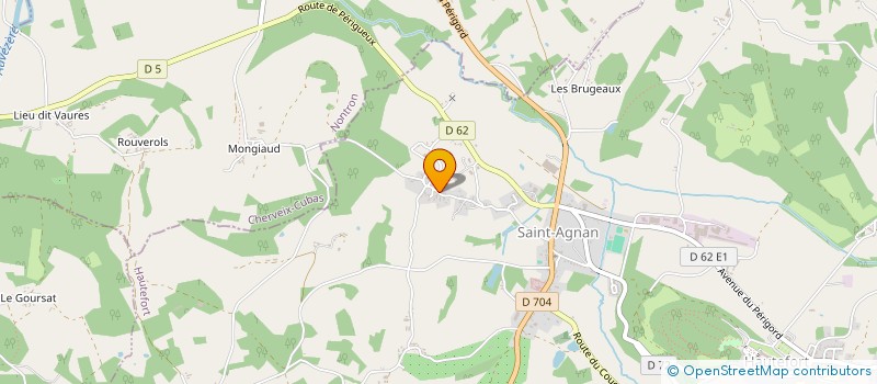 localisation de l'entreprise MONSIEUR VINCENT BOISSIERAS à HAUTEFORT