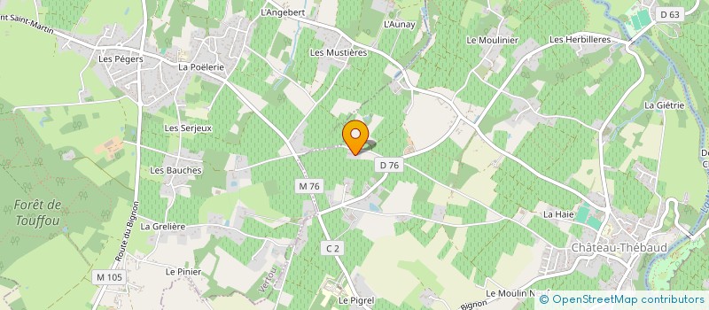 localisation de l'entreprise MONSIEUR VINCENT BOIVIN à CHATEAU-THEBAUD