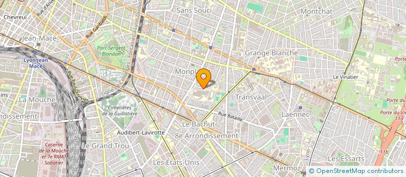 localisation de l'entreprise MONSIEUR VINCENT BONNAL  LYON