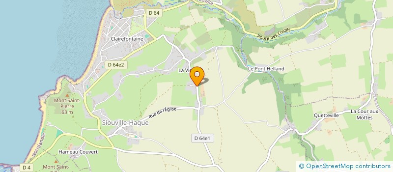 localisation de l'entreprise MONSIEUR VINCENT BONNARD  SIOUVILLE-HAGUE