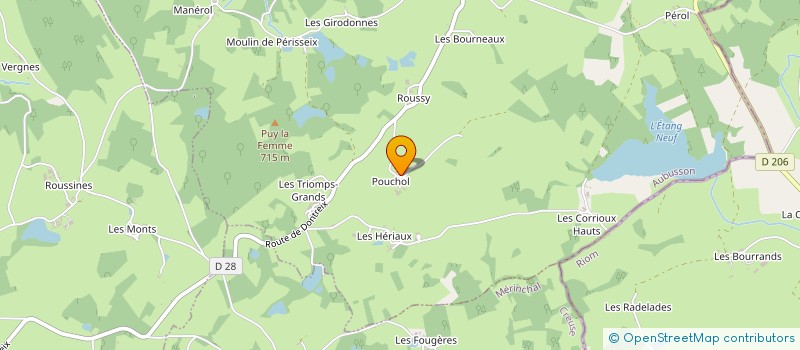 localisation de l'entreprise MONSIEUR VINCENT BONNARET  DONTREIX