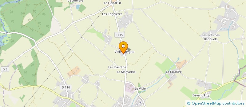 localisation de l'entreprise MONSIEUR VINCENT BONNAUD à SAINT-HILAIRE-DES-LOGES