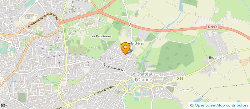 localisation de l'entreprise MONSIEUR VINCENT BONNEAU à LES SABLES D'OLONNE