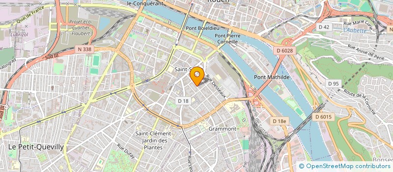 localisation de l'entreprise MONSIEUR VINCENT BONNEAU  ROUEN