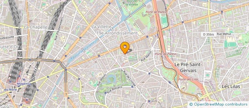 localisation de l'entreprise MONSIEUR VINCENT BONNELY  PARIS