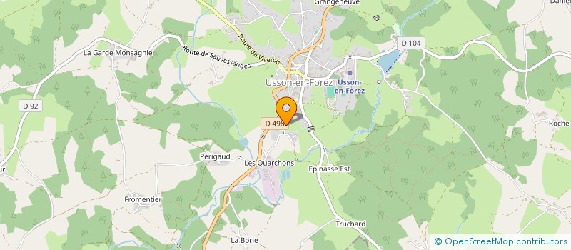 localisation de l'entreprise MONSIEUR VINCENT BONNEVAUX à USSON-EN-FOREZ