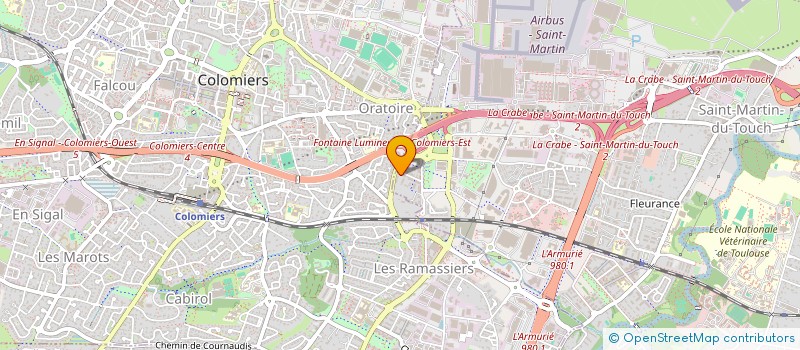 localisation de l'entreprise MONSIEUR VINCENT BONNEVIE  TOULOUSE