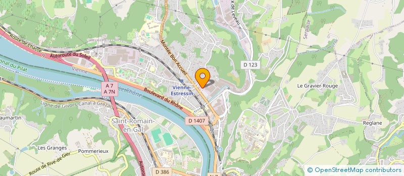 localisation de l'entreprise MONSIEUR VINCENT BONOMO  VIENNE