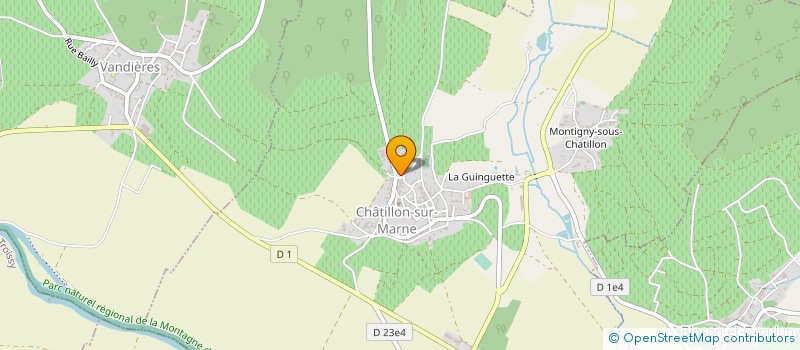 localisation de l'entreprise MONSIEUR VINCENT BONSANT  CHATILLON-SUR-MARNE