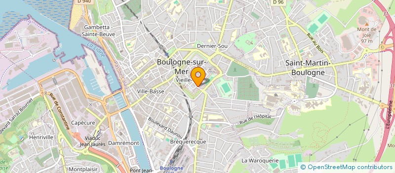 localisation de l'entreprise MONSIEUR VINCENT BONVOISIN à BOULOGNE-SUR-MER