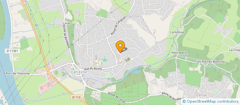 localisation de l'entreprise MONSIEUR VINCENT BORGIES  LATRESNE