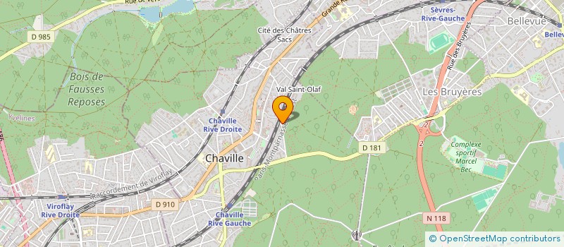 localisation de l'entreprise MONSIEUR VINCENT BOUBET à CHAVILLE