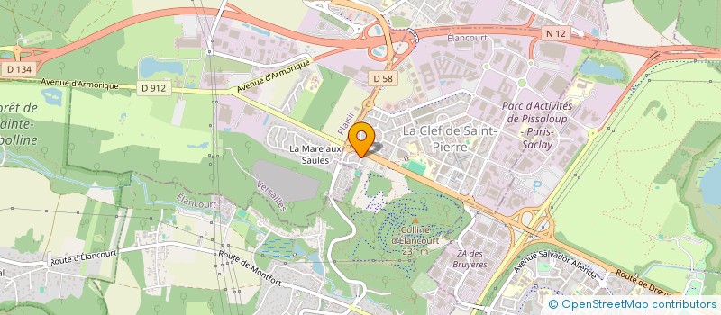 localisation de l'entreprise MONSIEUR VINCENT BOUCHAILLOU  ELANCOURT