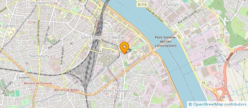 localisation de l'entreprise MONSIEUR VINCENT BOUCHARDY  BORDEAUX