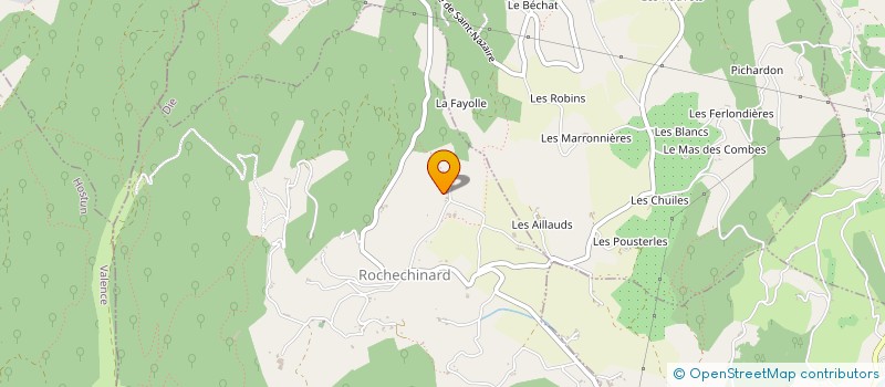 localisation de l'entreprise MONSIEUR VINCENT BOUCHER à ROCHECHINARD