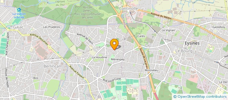 localisation de l'entreprise MONSIEUR VINCENT BOUCHER  LE HAILLAN