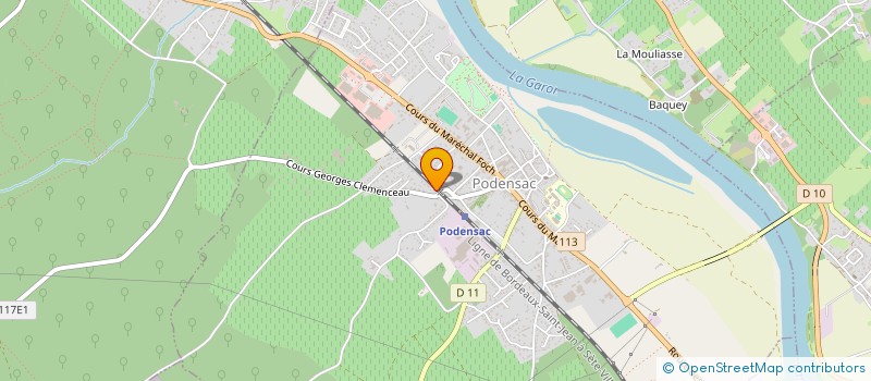 localisation de l'entreprise MONSIEUR VINCENT BOUCHER  PODENSAC