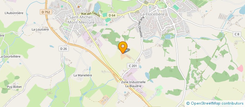 localisation de l'entreprise MONSIEUR VINCENT BOUDEAUD à SEVREMONT