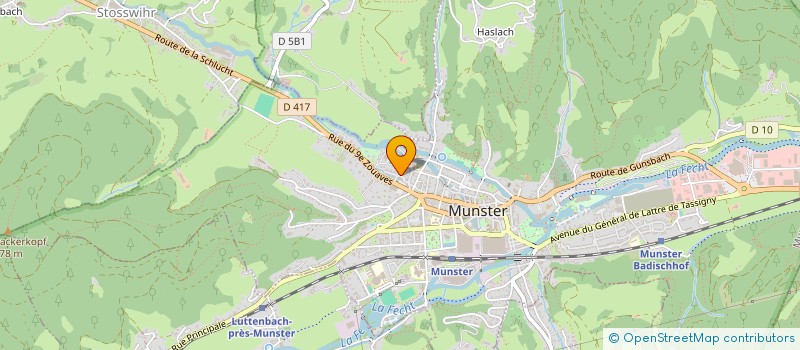 localisation de l'entreprise MONSIEUR VINCENT BOUDEVIN  MUNSTER