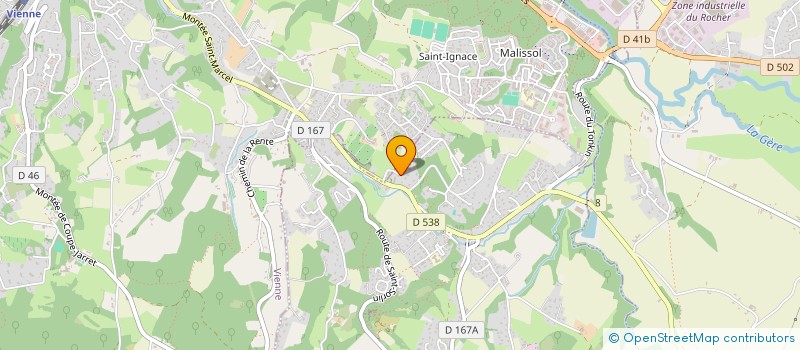 localisation de l'entreprise MONSIEUR VINCENT BOUFFAUD  JARDIN