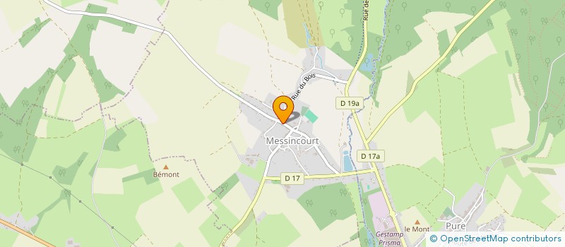 localisation de l'entreprise MONSIEUR VINCENT BOUILLARD  MESSINCOURT