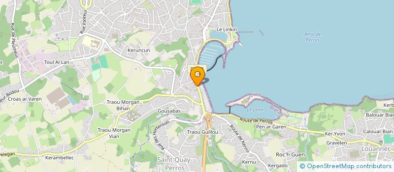 localisation de l'entreprise MONSIEUR VINCENT BOULANGER  PERROS-GUIREC