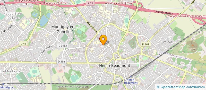 localisation de l'entreprise MONSIEUR VINCENT BOUQUET à HENIN-BEAUMONT