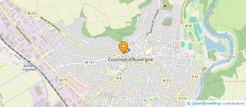 localisation de l'entreprise MONSIEUR VINCENT BOURBONNAIS  COURNON-D'AUVERGNE